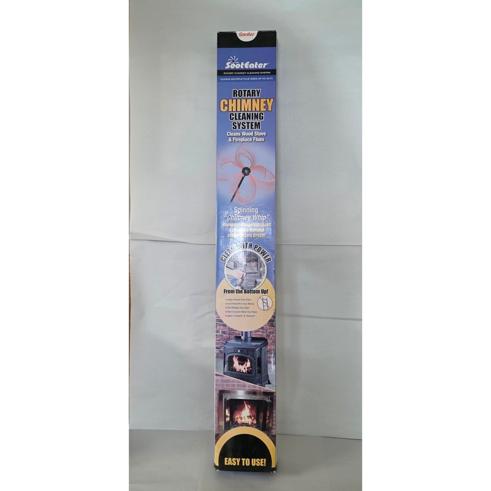 Gardus SootEater Rotary Chimney Cleaning System RCHR205-B 18ft Flue Kit